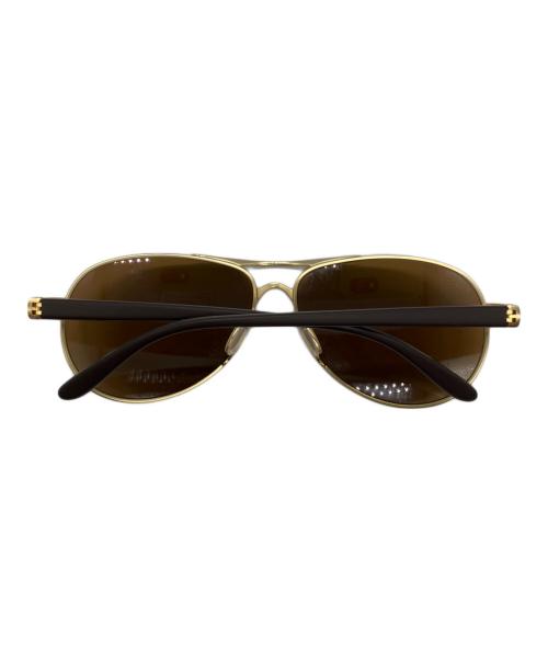 OAKLEY（オークリー）OAKLEY (オークリー) サテンゴールドサングラス ブラウンの古着・服飾アイテム