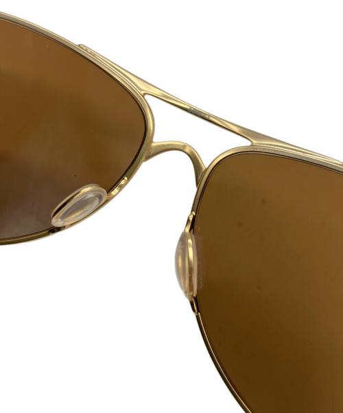 OAKLEY（オークリー）OAKLEY (オークリー) サテンゴールドサングラス ブラウンの古着・服飾アイテム