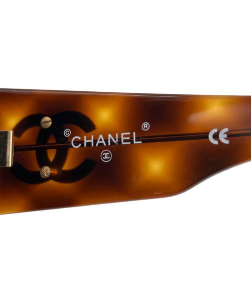 CHANEL（シャネル）CHANEL (シャネル) ココマークサングラス213 ブラウンの古着・服飾アイテム
