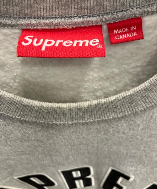 SUPREME（シュプリーム）SUPREME (シュプリーム) Arc Logo Crewneck グレー サイズ:Ｓの古着・服飾アイテム