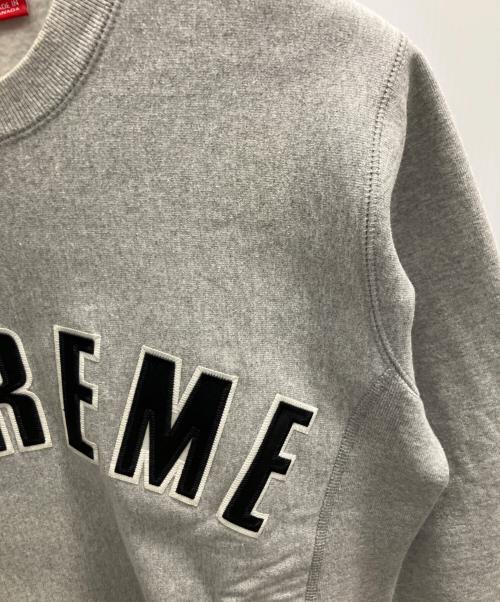 SUPREME（シュプリーム）SUPREME (シュプリーム) Arc Logo Crewneck グレー サイズ:Ｓの古着・服飾アイテム