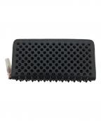 Christian Louboutinクリスチャン・ルブタン）の古着「W PANETTONE WALLETラウンドファスナー財布」