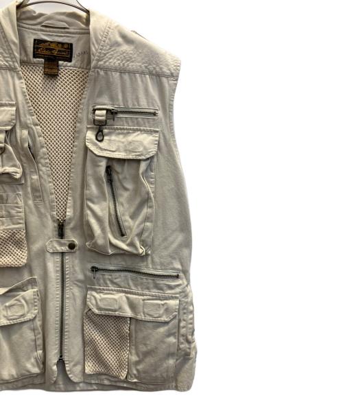Eddie Bauer（エディーバウアー）Eddie Bauer (エディーバウアー) 80'sフィッシングベスト ベージュ サイズ:Ｌの古着・服飾アイテム