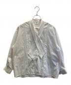 ミリタリーミリタリー）の古着「ボウタイシャツ」｜ホワイト