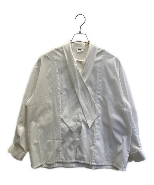 ミリタリー（ミリタリー）ミリタリー (ミリタリー) ボウタイシャツ ホワイト サイズ:-の古着・服飾アイテム