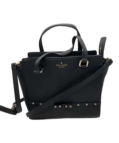 Kate Spade（ケイトスペード）Kate Spade (ケイトスペード) 2WAYショルダーバッグ ブラックの古着・服飾アイテム