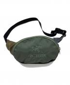 ARC'TERYX×BEAMSアークテリクス×ビームス）の古着「ウエストバッグ」｜グリーン×ブラック