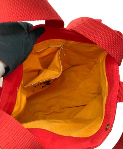 Vivienne Westwood（ヴィヴィアンウエストウッド）Vivienne Westwood (ヴィヴィアンウエストウッド) トートバッグ オレンジ×レッドの古着・服飾アイテム