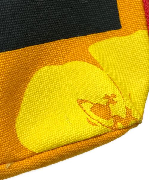Vivienne Westwood（ヴィヴィアンウエストウッド）Vivienne Westwood (ヴィヴィアンウエストウッド) トートバッグ オレンジ×レッドの古着・服飾アイテム