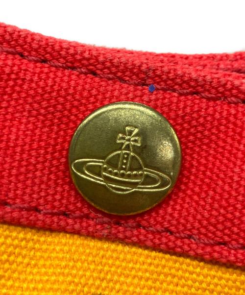 Vivienne Westwood（ヴィヴィアンウエストウッド）Vivienne Westwood (ヴィヴィアンウエストウッド) トートバッグ オレンジ×レッドの古着・服飾アイテム