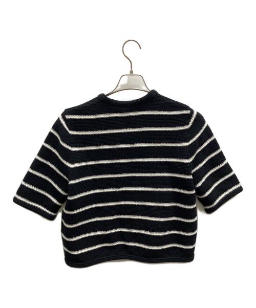 MACPHEE（マカフィー）MACPHEE (マカフィー) モスライクステッチ ハーフスリーブジャケット ネイビー サイズ:SIZE Sの古着・服飾アイテム