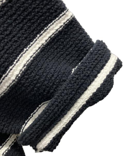 MACPHEE（マカフィー）MACPHEE (マカフィー) モスライクステッチ ハーフスリーブジャケット ネイビー サイズ:SIZE Sの古着・服飾アイテム