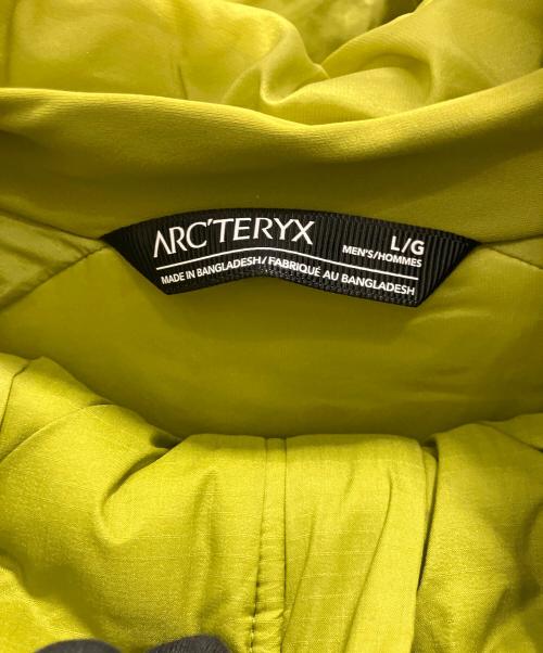 ARC'TERYX（アークテリクス）ARC'TERYX (アークテリクス) アトムSVフーディ 黄緑 サイズ:Ｌの古着・服飾アイテム