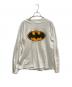 Hanes（ヘインズ）の古着「80's長袖カットソー　バットマンプリント」｜ホワイト