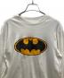 中古・古着 Hanes (ヘインズ) 80's長袖カットソー　バットマンプリント ホワイト サイズ:М：7000円
