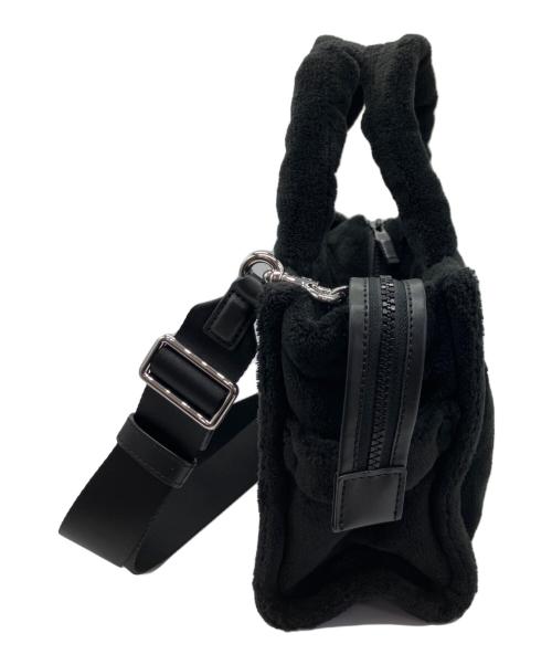 MARC JACOBS（マークジェイコブズ）MARC JACOBS (マークジェイコブズ) ブラック ザ テリー ポリエステル ロゴ ミニ トート バッグ ブラック 未使用品の古着・服飾アイテム