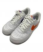 NIKEナイキ）の古着「ナイキ エアフォース 1 ロー Kith ニックス ホーム」｜ホワイト×オレンジ