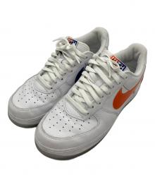 NIKE（ナイキ）の古着「ナイキ エアフォース 1 ロー Kith ニックス ホーム」｜ホワイト×オレンジ