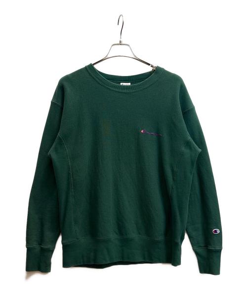 Champion REVERSE WEAVE（チャンピオン リバース ウィーブ）Champion REVERSE WEAVE (チャンピオン リバース ウィーブ) スウェット グリーン サイズ:XLの古着・服飾アイテム