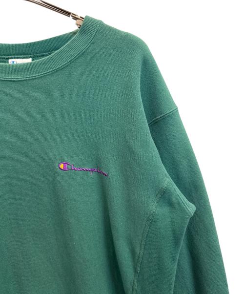 Champion REVERSE WEAVE（チャンピオン リバース ウィーブ）Champion REVERSE WEAVE (チャンピオン リバース ウィーブ) スウェット グリーン サイズ:XLの古着・服飾アイテム