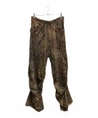 SYUMAN.シュウマン）の古着「イージーパンツ」｜ブラウン