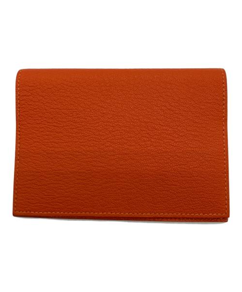 HERMES（エルメス）HERMES (エルメス) 手帳カバー オレンジの古着・服飾アイテム