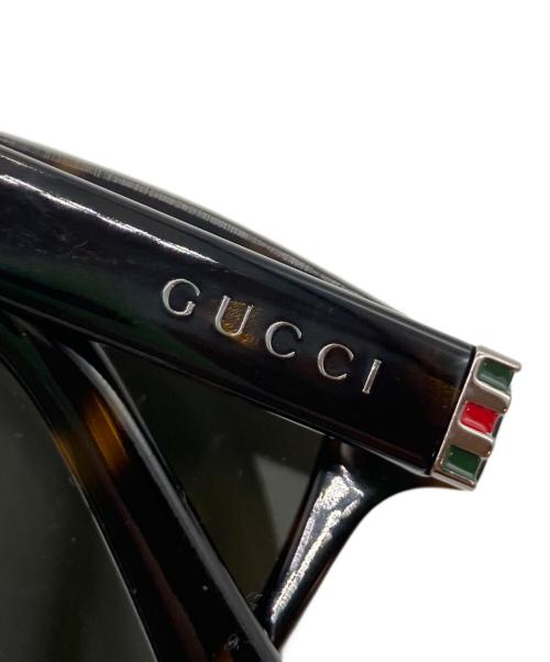 GUCCI（グッチ）GUCCI (グッチ) サングラス ブラウン サイズ:54□16-145の古着・服飾アイテム