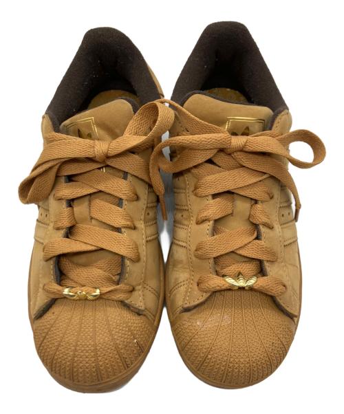 adidas（アディダス）adidas (アディダス) SUPER STAR ブラウン サイズ:SIZE 23.5cmの古着・服飾アイテム