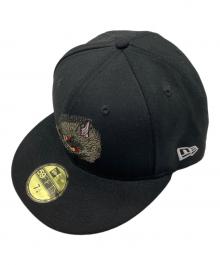 New Era（ニューエラ）の古着「石川真澄コラボキャップ」｜ブラック