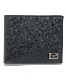 DOLCE & GABBANA（ドルチェ＆ガッバーナ）の古着「2つ折り財布」｜ブラック