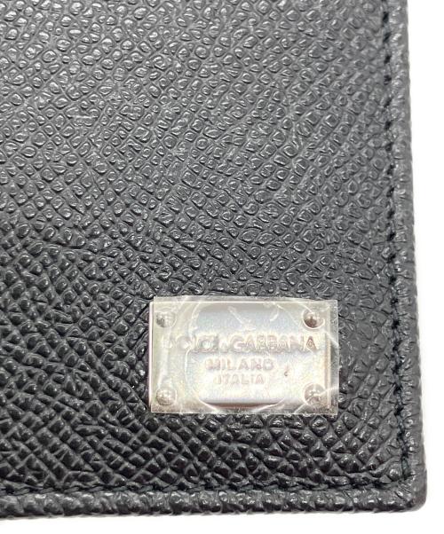 DOLCE & GABBANA（ドルチェ＆ガッバーナ）DOLCE & GABBANA (ドルチェ＆ガッバーナ) 2つ折り財布 ブラックの古着・服飾アイテム