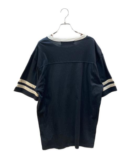BONUM（ボナム）BONUM (ボナム) 半袖カットソー ネイビー サイズ:フリーの古着・服飾アイテム