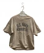 REMI RELIEFレミレリーフ）の古着「NEWPORT RAGLAN TEE」｜ベージュ