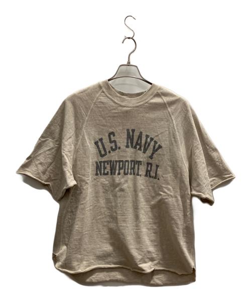REMI RELIEF（レミレリーフ）REMI RELIEF (レミレリーフ) NEWPORT RAGLAN TEE ベージュ サイズ:フリーの古着・服飾アイテム