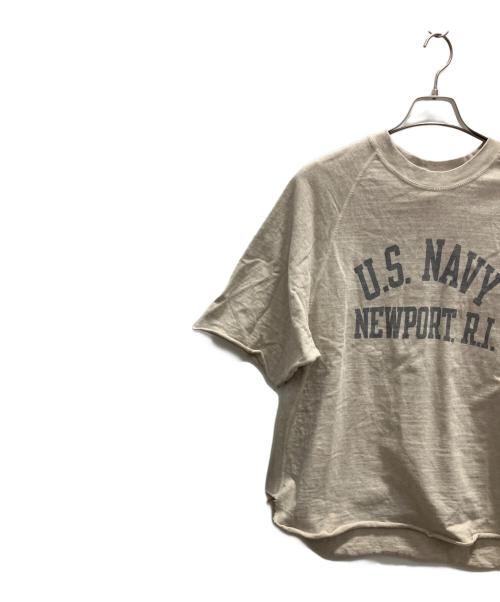 REMI RELIEF（レミレリーフ）REMI RELIEF (レミレリーフ) NEWPORT RAGLAN TEE ベージュ サイズ:フリーの古着・服飾アイテム