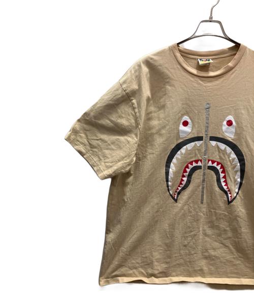 A BATHING APE（ア ベイシング エイプ）A BATHING APE (ア ベイシング エイプ) 半袖カットソー ベージュ サイズ:3XLの古着・服飾アイテム