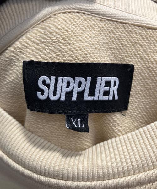 SUPPLIER（サプライヤー）SUPPLIER (サプライヤー) スウェット ベージュ サイズ:XLの古着・服飾アイテム