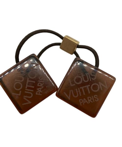 LOUIS VUITTON（ルイ ヴィトン）LOUIS VUITTON (ルイ ヴィトン) クリアキューブヘアゴム ブラウンの古着・服飾アイテム