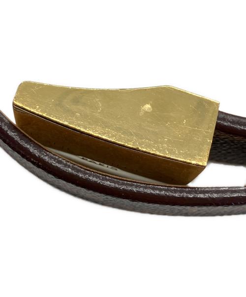 LOUIS VUITTON（ルイ ヴィトン）LOUIS VUITTON (ルイ ヴィトン) サンチュール・キャレ ブラウンの古着・服飾アイテム