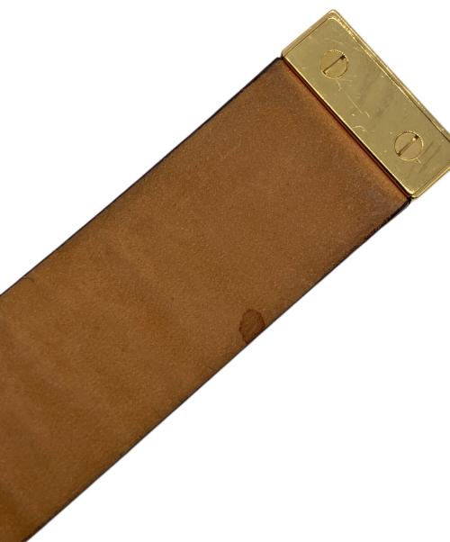 LOUIS VUITTON（ルイ ヴィトン）LOUIS VUITTON (ルイ ヴィトン) サンチュール・キャレ ブラウンの古着・服飾アイテム