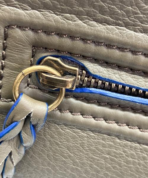 CELINE（セリーヌ）CELINE (セリーヌ) ラゲージ ファントムトートバッグ ブラウン×ブルーの古着・服飾アイテム