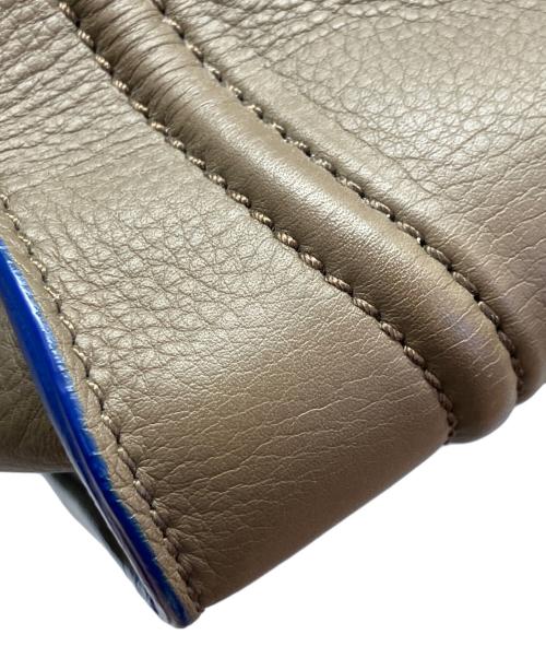 CELINE（セリーヌ）CELINE (セリーヌ) ラゲージ ファントムトートバッグ ブラウン×ブルーの古着・服飾アイテム