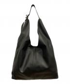 russetラシット）の古着「レザーホーボーバッグ」｜ブラック