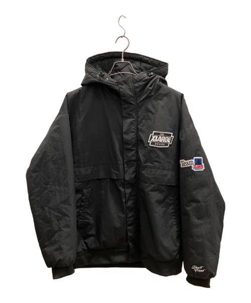 X-LARGE（エクストララージ）X-LARGE (エクストララージ) NYLON PUFFER JACKET ブラック サイズ:XLの古着・服飾アイテム