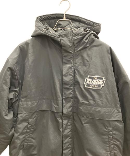 X-LARGE（エクストララージ）X-LARGE (エクストララージ) NYLON PUFFER JACKET ブラック サイズ:XLの古着・服飾アイテム