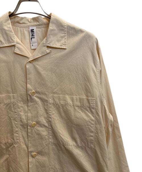 MHL（エムエイチエル）MHL (エムエイチエル) 長袖シャツ ベージュ サイズ:XLの古着・服飾アイテム
