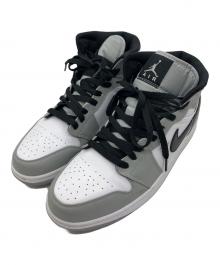 NIKE（ナイキ）の古着「Air Jordan 1 Mid　Light Smoke Grey」｜グレー×ホワイト