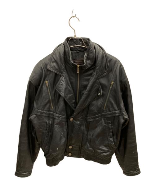 wilsons leather（ウィルソンズレザー）wilsons leather (ウィルソンズレザー) レザージャケット ブラック サイズ:Ｓの古着・服飾アイテム