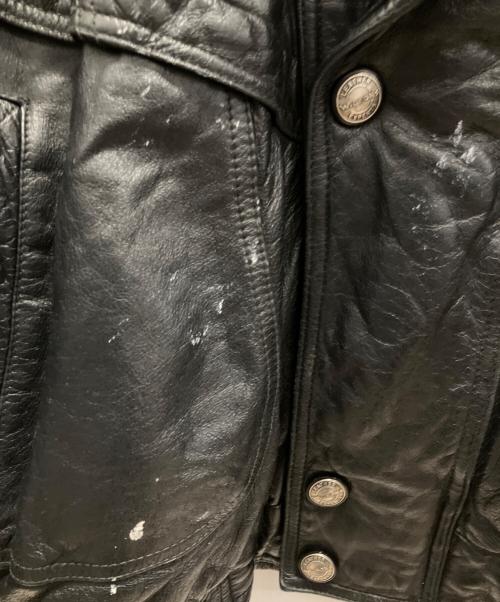 wilsons leather（ウィルソンズレザー）wilsons leather (ウィルソンズレザー) レザージャケット ブラック サイズ:Ｓの古着・服飾アイテム