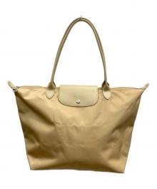 LONGCHAMP（ロンシャン）の古着「プリアージュ　1899　Lサイズ」｜ベージュ